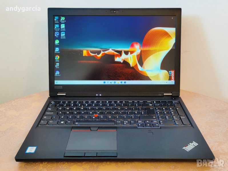  Lenovo ThinkPad P52/Core i7-8750H/16GB RAM/256GB SSD/Quadro P1000 4GB/15.6 FHD IPS работна станция, снимка 1