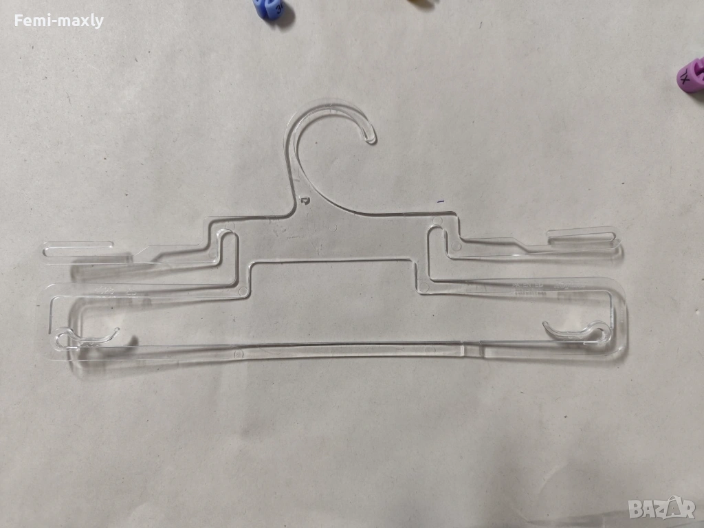 прозрачни закачалки за бельо и бански, снимка 1