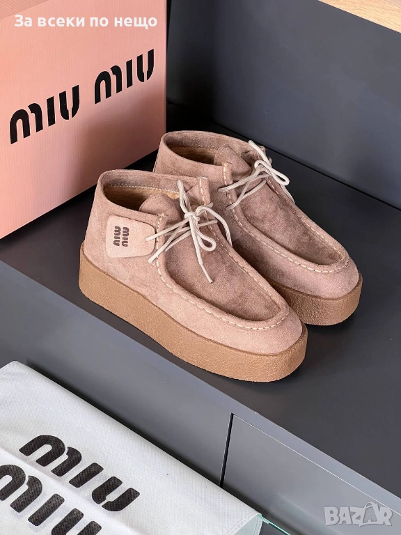 Miu Miu Дамски Велурени Обувки Миу Миу - Налични Различни Цветове Код SK306, снимка 1
