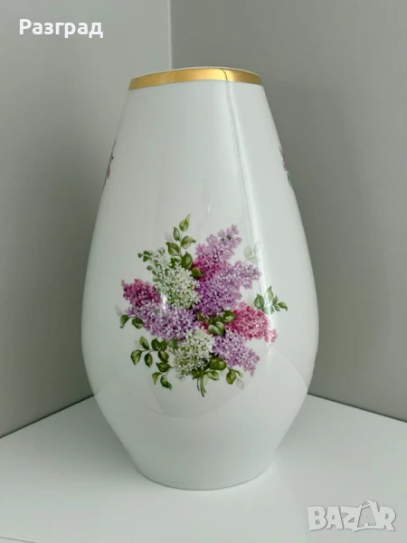 Обемна подова ваза Schumann Arzberg Germany "Lilac Time", снимка 1