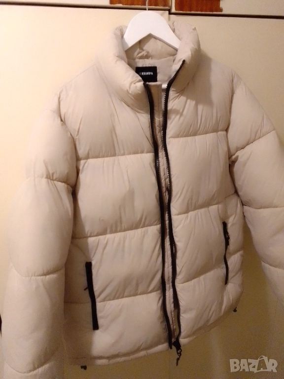 Яке-Teranova-Светло бежова Пухенка/Бомбер, снимка 1