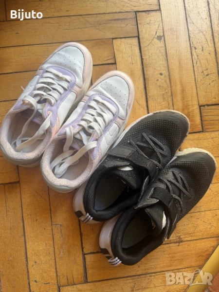 Два чифта маратонки 35 номер за 20 лв и двата, снимка 1