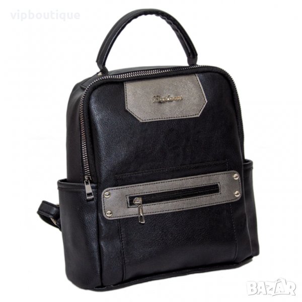 Дамска Раница Черно-Сива, снимка 1