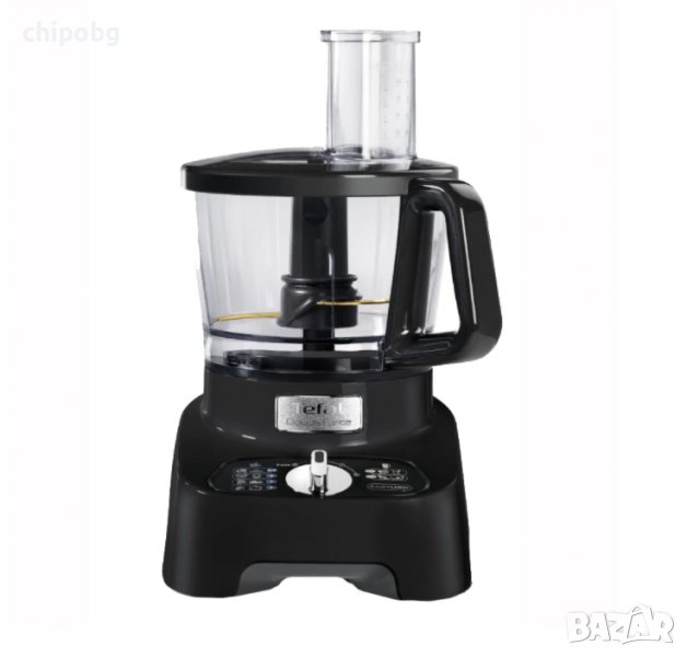 Кухненски робот, Tefal DO821838, Double Force black, powelix life blades, 1000W, 3L bowl, 2L blender, снимка 1
