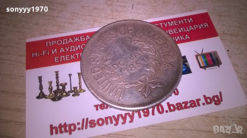 dollar 1851 ретро колекция-с индианец, снимка 1