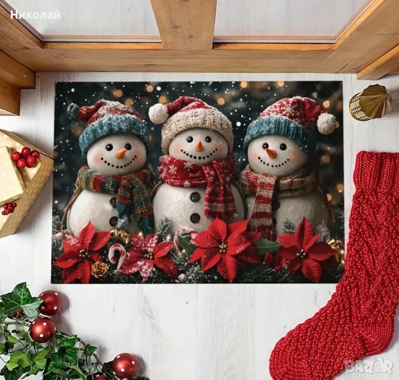 Коледна постелка, снимка 1