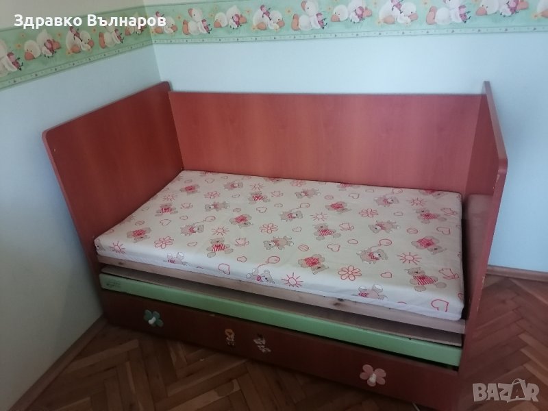 Бебешка кошара с матрак , снимка 1