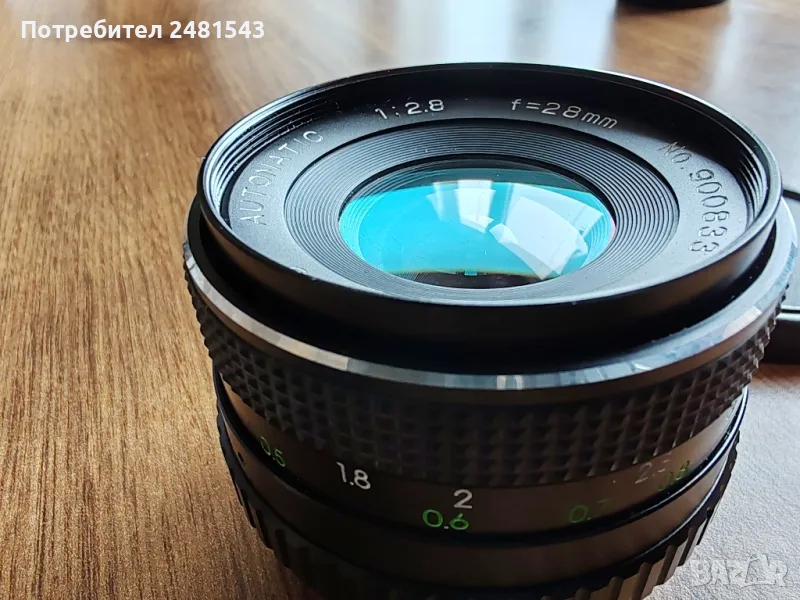 Super Danubia MC 28mm f2.8 ръчнофокусен обектив за Pantax, снимка 1