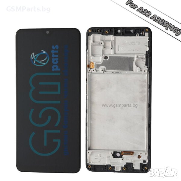 Дисплей + Тъч Скрийн + Рамка за Samsung Galaxy A32 4G + Подарък Лепило, снимка 1