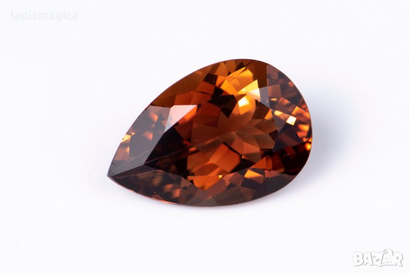 Конячен топаз 7ct капка шлифовка, снимка 1