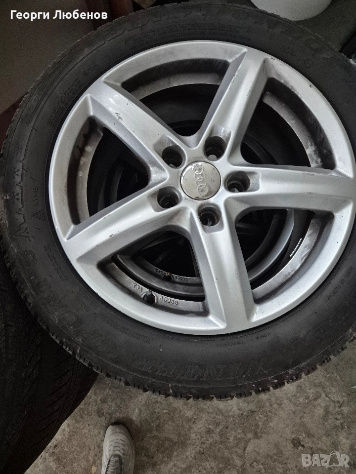 джанти с зимни гуми , снимка 1