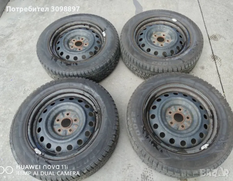 оригинални джанти с нови зимни гуми за Хонда, Тойота, Мазда, КИА, Хюндай , снимка 1
