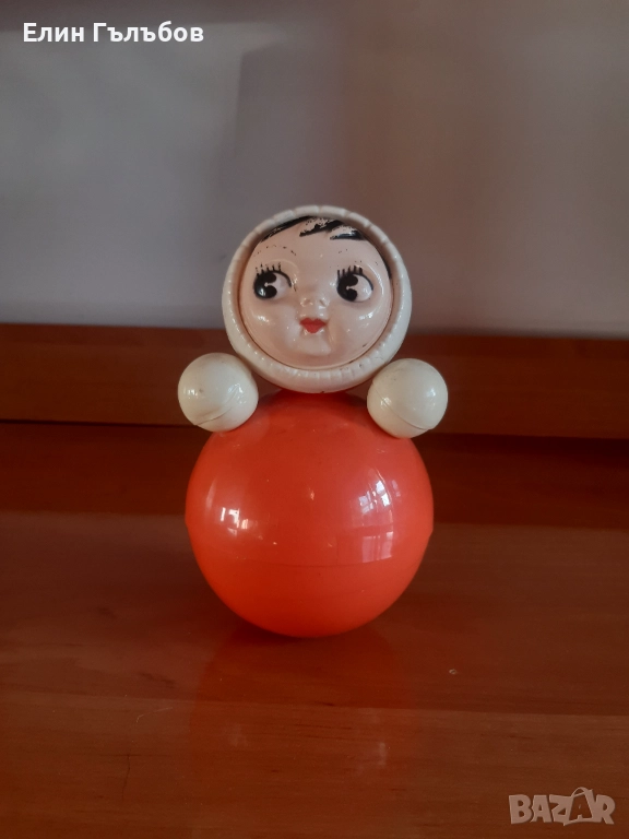 Неваляшка- руска кукла, ретро, снимка 1