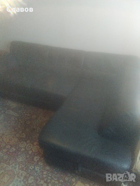 Продавам кожена "Г" образна холова гарнитура с функции сън и ракла, снимка 1