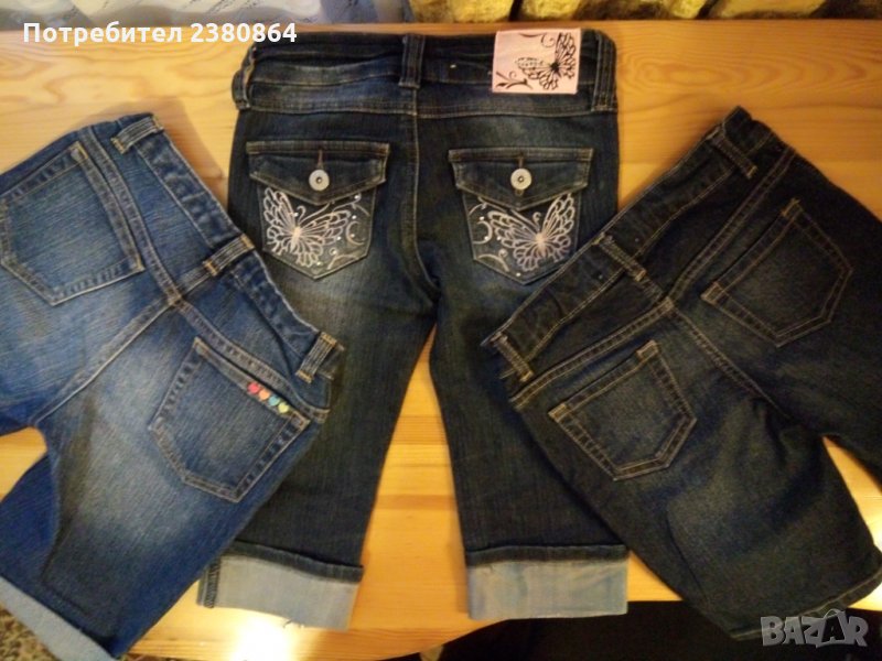 Дънкови панталонки за момиче 4лв/ бр, снимка 1