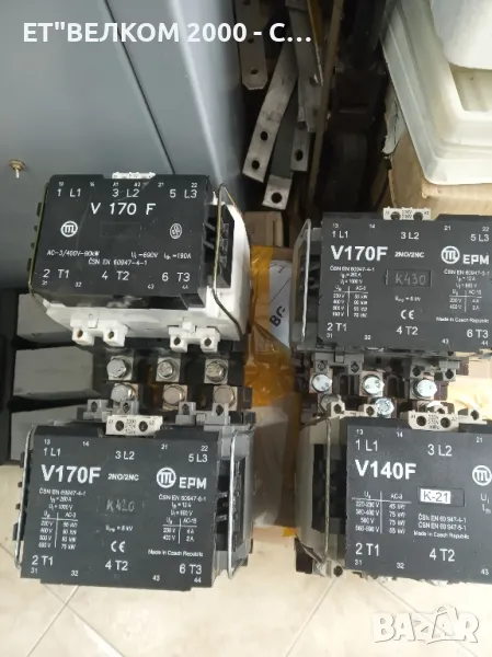 чехски контактори v 170амп, снимка 1
