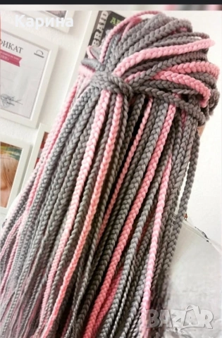 Плитки с видлон и канекалон, снимка 11 - Фризьорски услуги - 53091518