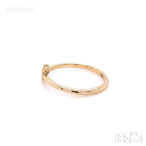 Златен дамски пръстен 1,46гр. размер:55 14кр. проба:585 модел:21903-2, снимка 3 - Пръстени - 44134034