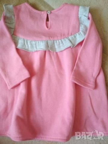 Зимна детска рокля, Reserved, р.74, снимка 3 - Бебешки рокли - 26220055