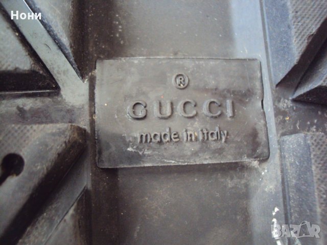 Винтидж  Мъжки оригинални боти Gucci  size 42.5, снимка 6 - Мъжки боти - 34577073