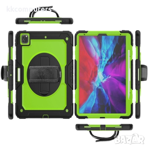 Apple iPad Pro 13 2024 Handle Silicone/ Hydric PC Удароустойчив Калъф и Протектор, снимка 2 - Калъфи, кейсове - 52848615