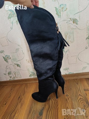 Страхотни високи ботуши , снимка 9 - Дамски ботуши - 43167071