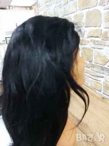 перука естествена коса, снимка 4 - Продукти за коса - 36623343