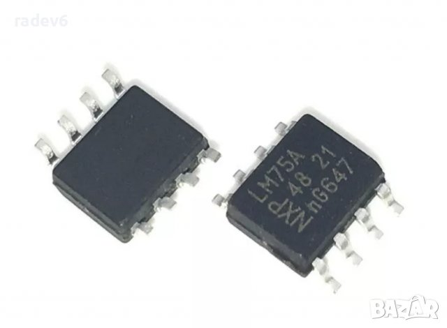 LM75AD, SOP-8, SMD, LM75A