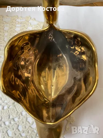 Красив позлатен порцеланов лебед от Англия , снимка 9 - Антикварни и старинни предмети - 49743060