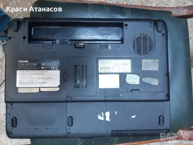 лаптоп Toshiba Satellite A200-1CR за части, снимка 3 - Части за лаптопи - 52221783
