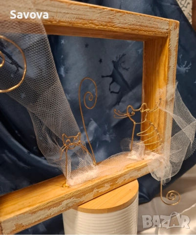 Обемна картина "Котки", снимка 4 - Картини - 53474457