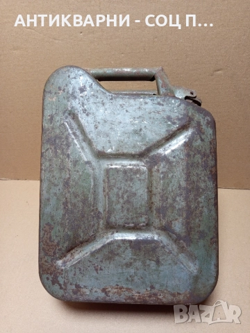 Стара Малка Немска Туба За Гориво 5лт., снимка 3 - Антикварни и старинни предмети - 51537848