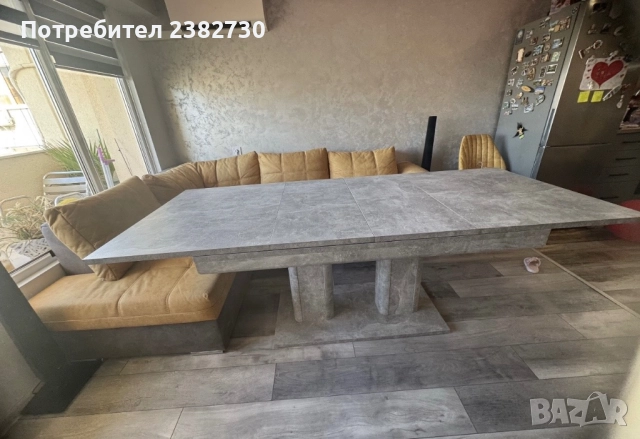 Комплект за всекидневна  диван маса и 4 стола, снимка 5 - Други - 52230141