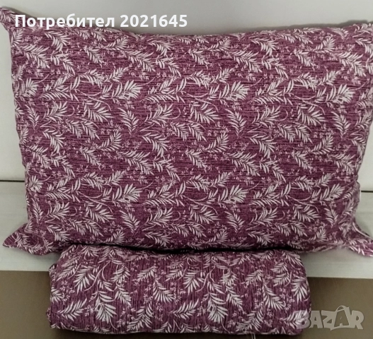 чаршаф с ластик и 2 калъфки, снимка 1