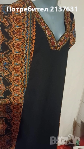 НОВА ! ДАМСКА ДЪЛГА РОКЛЯ Размер XXXL / XXXXL , снимка 3 - Рокли - 51801492