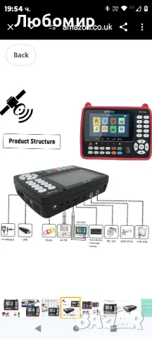 ST-5150 DVB-S2/C/T2 приемник за сателитна телевизия Combo Satellite TV Finder Meter MPEG

, снимка 6 - Приемници и антени - 48561424