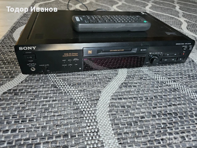 Sony mini disc, dac, preamplifier.  			