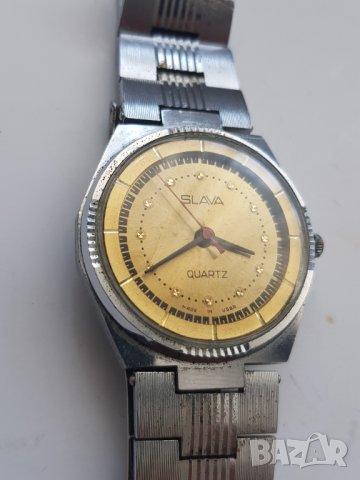 мъжки кварцов часовник Слава, снимка 4 - Антикварни и старинни предмети - 37442455