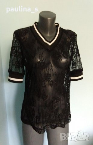 Три броя блузи от дантела, различни цветове и модели / голям размер , снимка 8 - Корсети, бюстиета, топове - 37387615