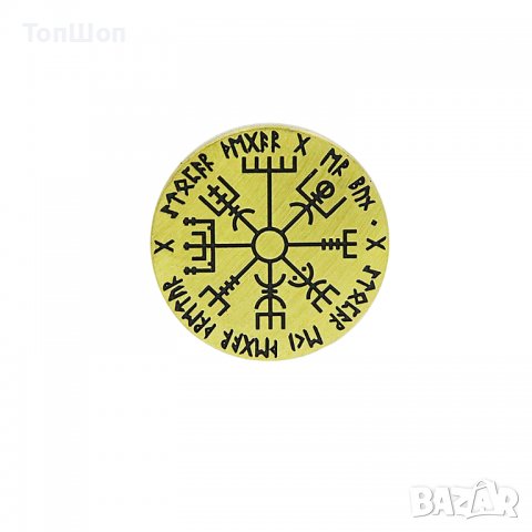 Викинг руна компас монета, снимка 2 - Нумизматика и бонистика - 39880697
