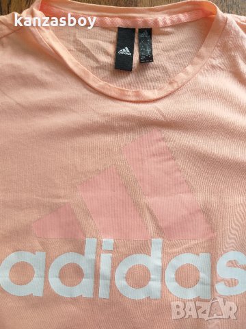 Adidas Essentials Linear Tee - страхотна дамска тениска, снимка 4 - Тениски - 33569082