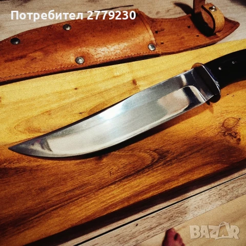 Колекционерски Ловен масивен нож , снимка 12 - Други ценни предмети - 50567382