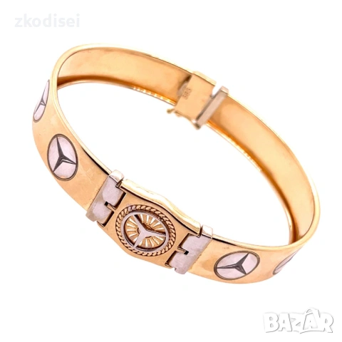 Златна мъжка гривна 17,05гр. 14кр. проба:585 модел:36402-3, снимка 2 - Гривни - 53022054