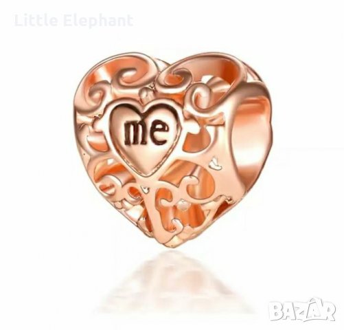Елемент сърце,Rose Gold,"Me"/нов
