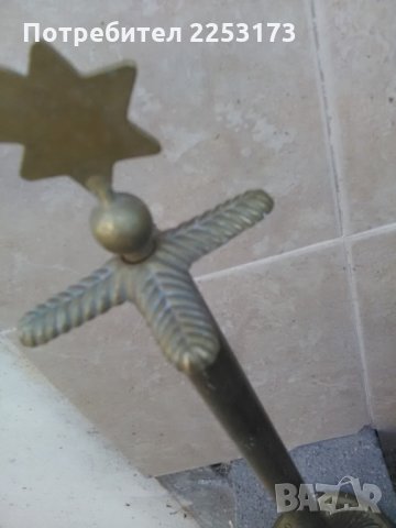 Продавам месингова стойка за чаши и прибори, снимка 2 - Декорация за дома - 28544251