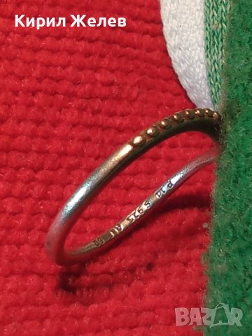 PANDORA P 11 S925 ALE 52 Марков ФИН СРЕБЪРЕН БУТИКОВ АРТ ПРЪСТЕН СРЕБРО 925 ПАНДОРА 40317, снимка 2 - Пръстени - 43226925