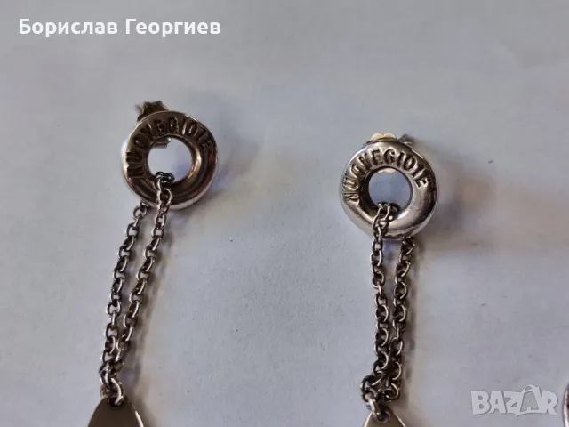 Сребърен комплект гривна с обеци Nuove Gioie, снимка 2 - Гривни - 49560739