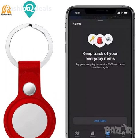 Нов кожен калъф за Apple AirTag GPS проследяване за кучешки нашийник, снимка 4 - Друга електроника - 37057725