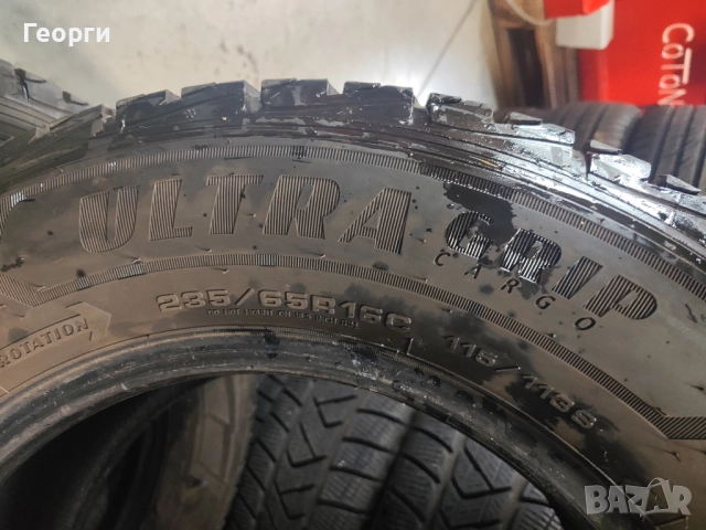2бр.зимни гуми 235/65/16C Goodyear, снимка 5 - Гуми и джанти - 51994183