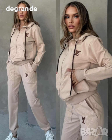 НАМАЛЕН Бежов Дамски екип Louis Vuitton, снимка 2 - Спортни екипи - 52668122